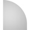 Ekena Millwork Quarter Round Top Left Surface Mount PVC Gable Vent w/ 2"W x 2"P Brickmould Sill Frame, 16"W x 20"H GVPQL16X2003SN - alternate 5